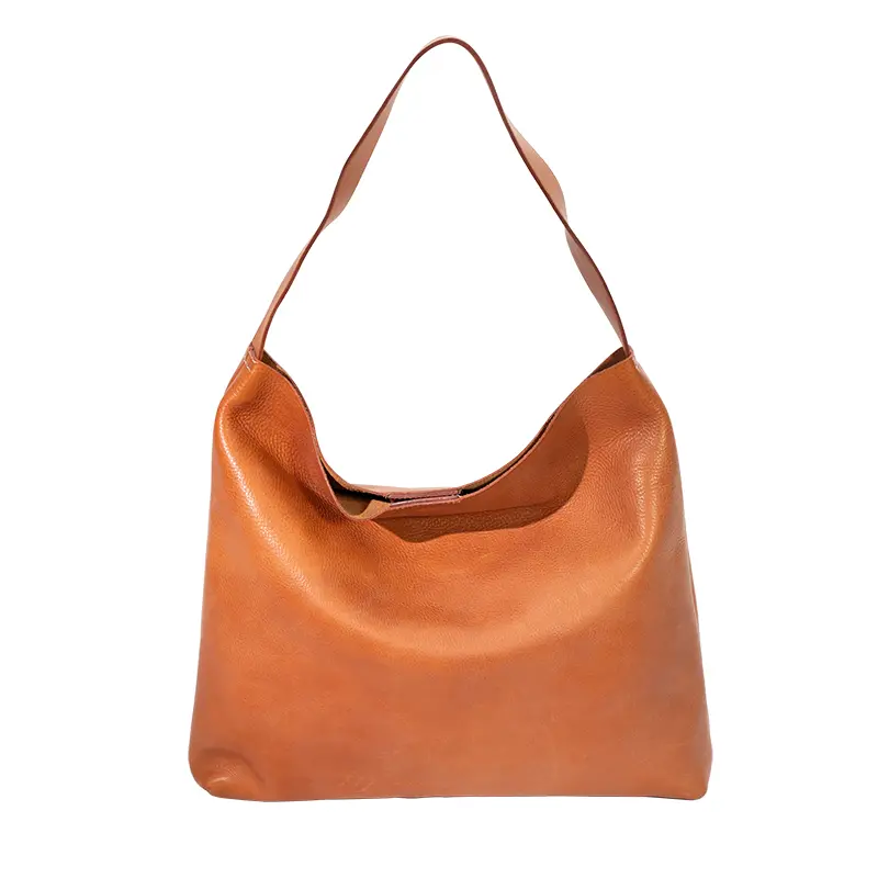 Daržoviškai raugintos odos Hobo Bag